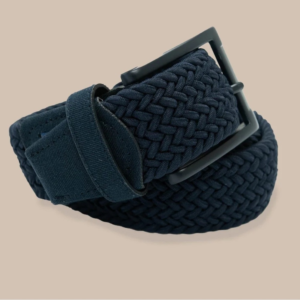 Southern tide NWT Men's Navy Woven Belt size XL